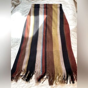 ZARA fringe midi skirt - size xs